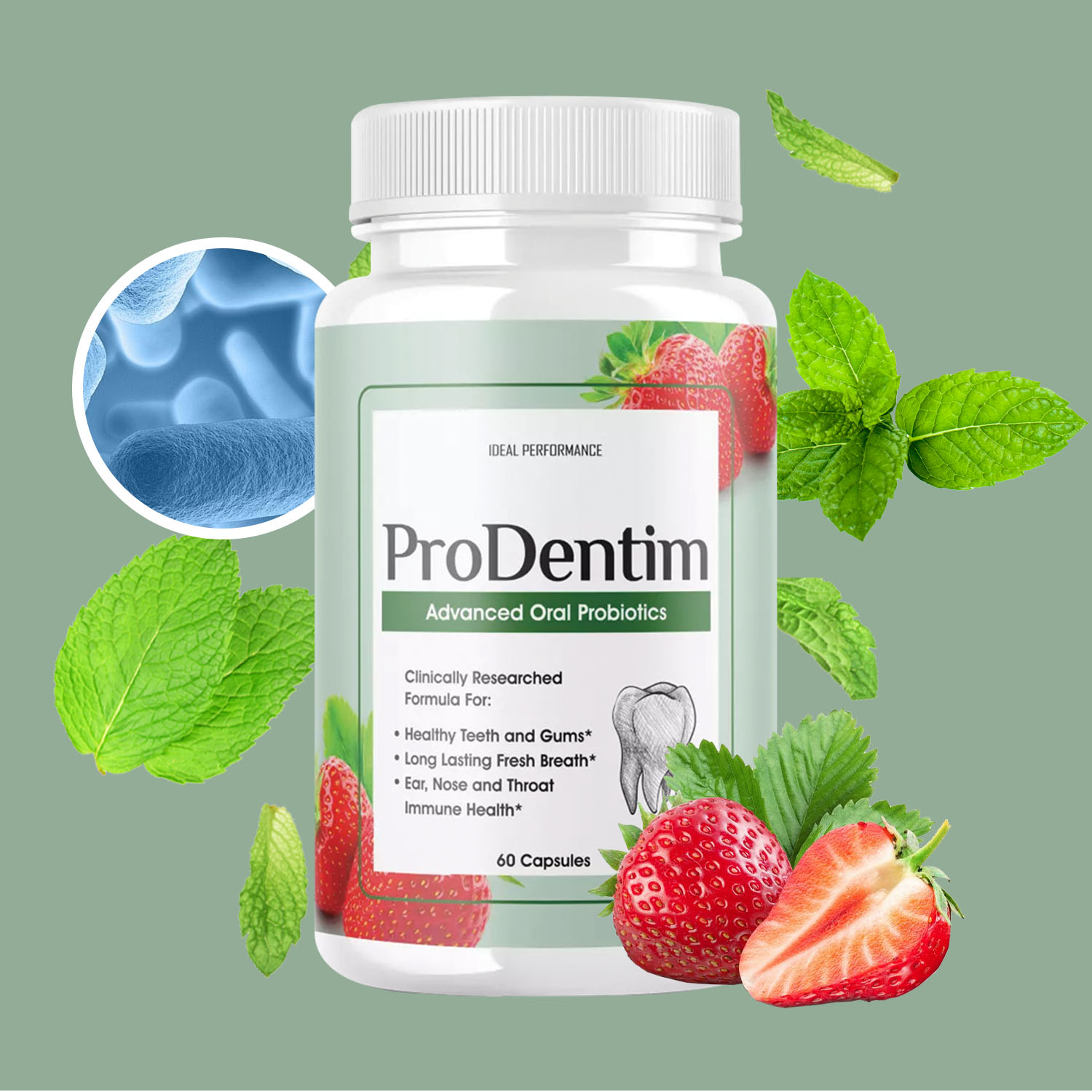 Digestive Enzyme Blend - Advanced Oral Probiotics - Freshens Breath,