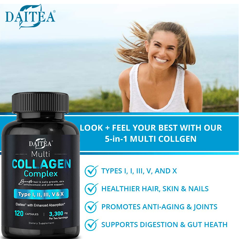 Multi Collagen Complex Capsule - Digestive Enzyme Blend recension och pris