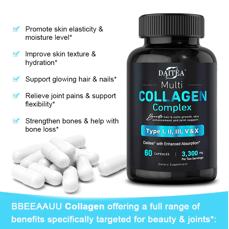 Multi Collagen Complex Capsule - Digestive Enzyme Blend recension och pris