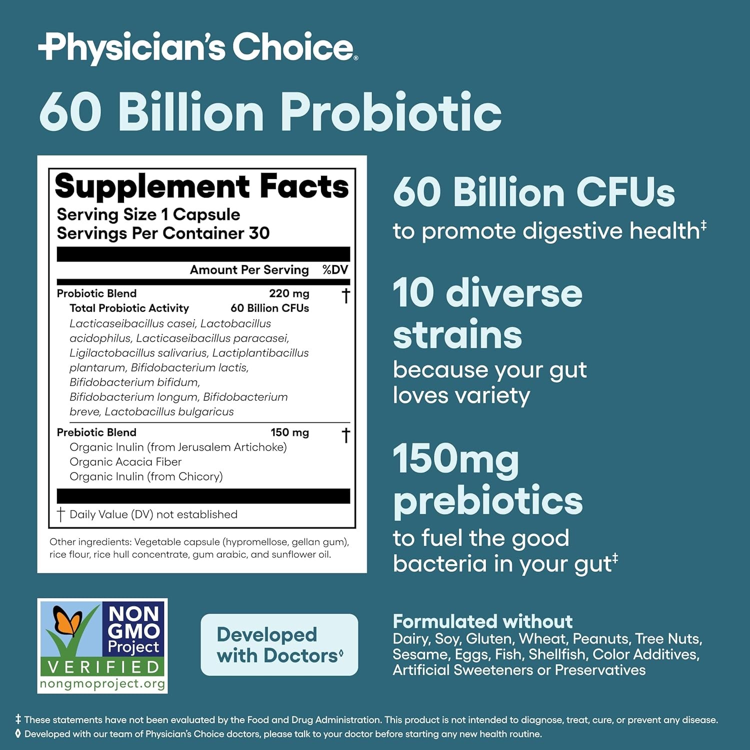 Probiotics 60 Billion CFU - Mu - Digestive Enzyme Blend recension och pris