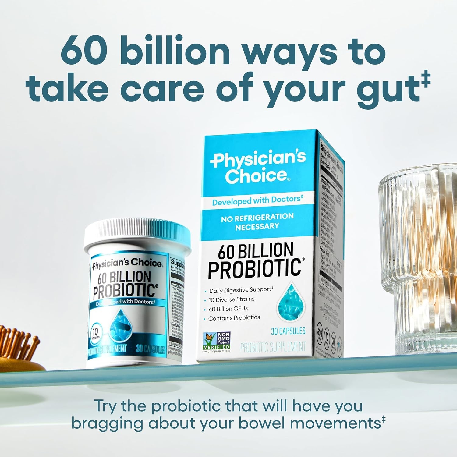 Probiotics 60 Billion CFU - Mu - Digestive Enzyme Blend recension och pris