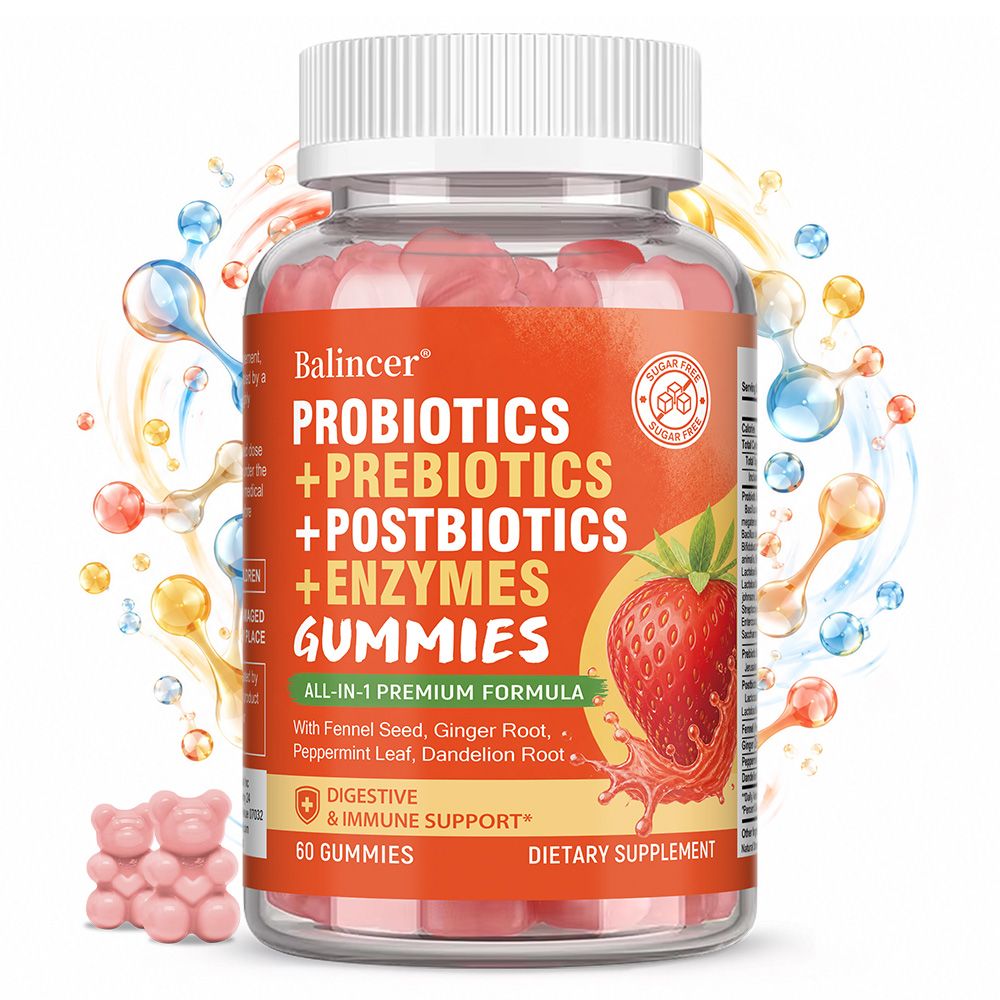 Probiotic Gummies - Contains P - Digestive Enzyme Blend recension och pris