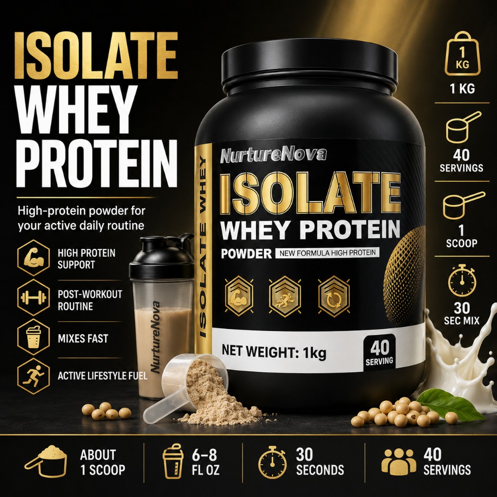 NurtureNova Isolate Whey Prote - Fitness Nutrition Whey recension och pris