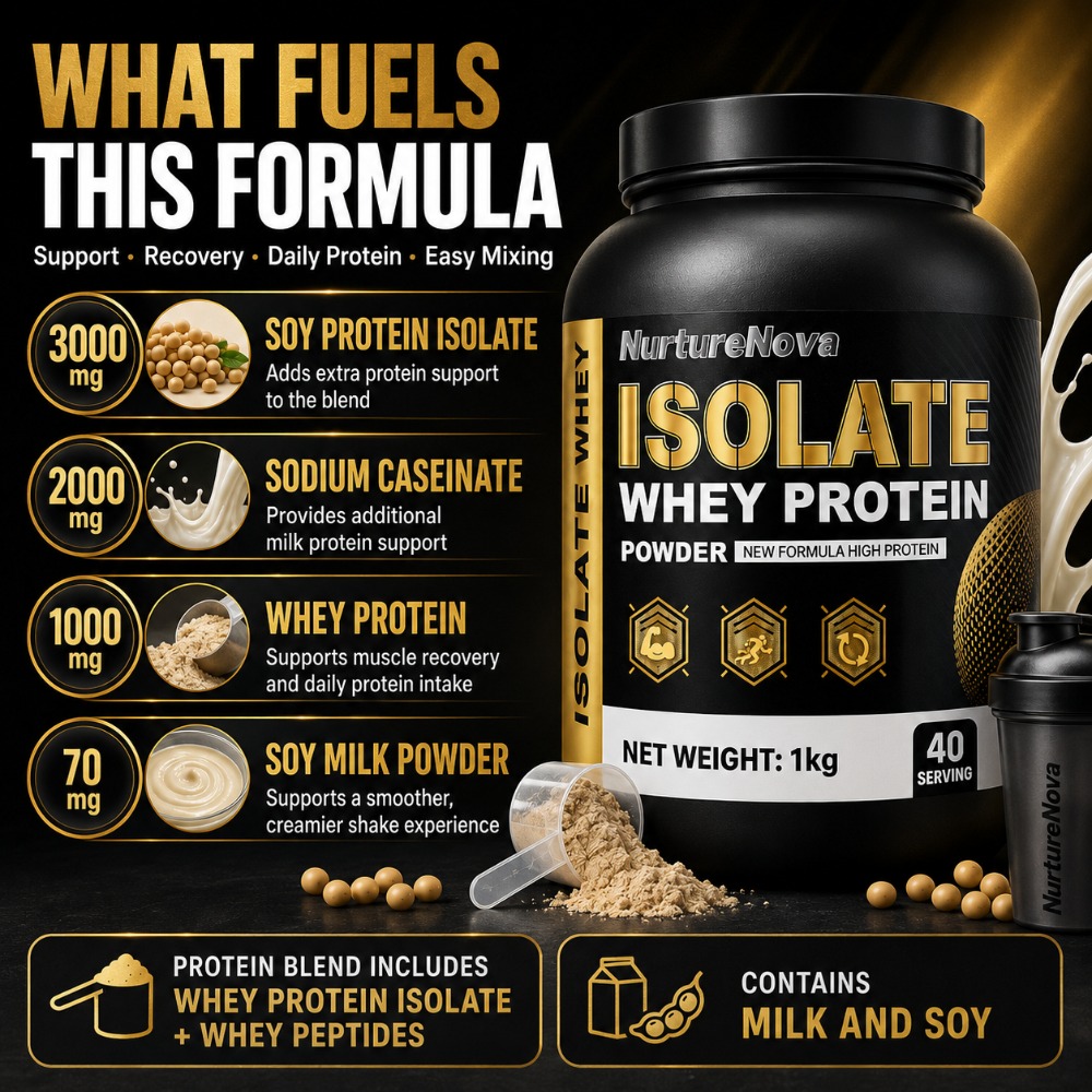 NurtureNova Isolate Whey Prote - Fitness Nutrition Whey recension och pris