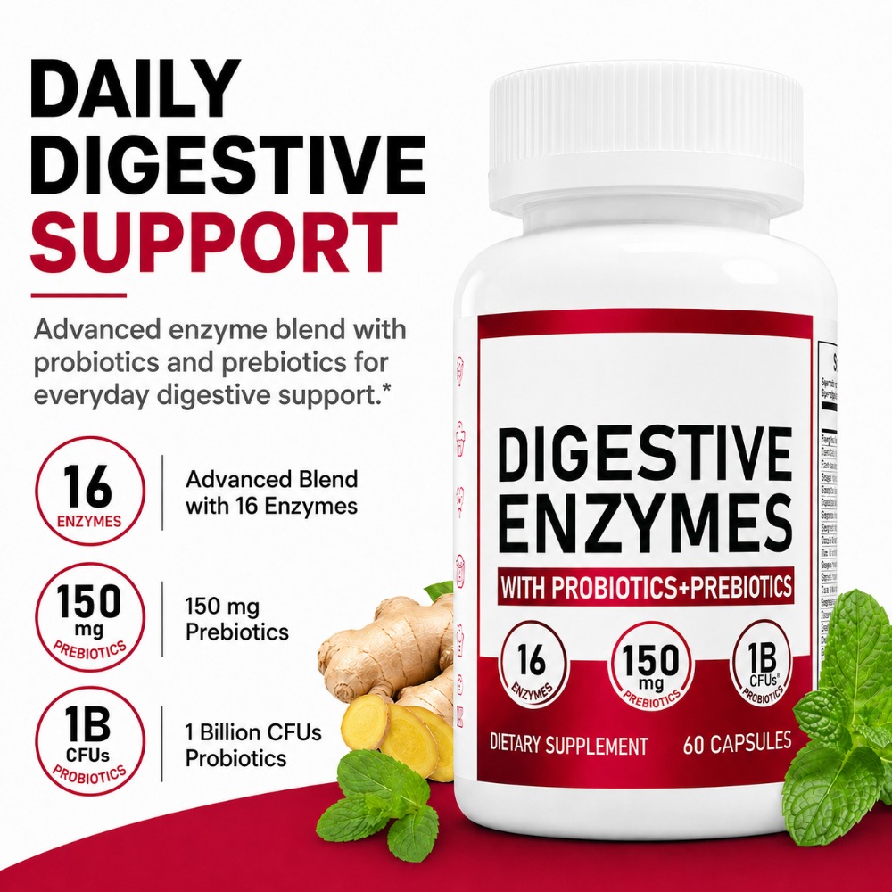 Digestive Enzymes with 1 Billi - Digestive Enzyme Blend recension och pris