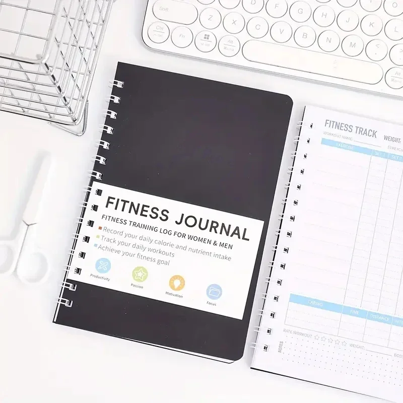 Spiral Notebook Daily Exercise - Fitness Nutrition Journal recension och pris