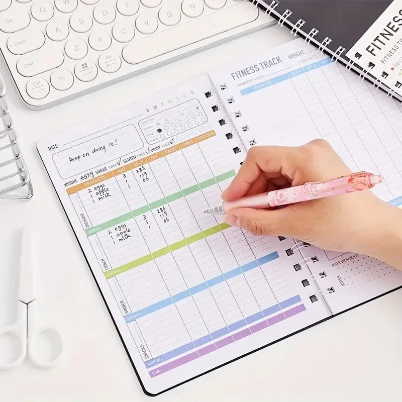 Spiral Notebook Daily Exercise - Fitness Nutrition Journal recension och pris