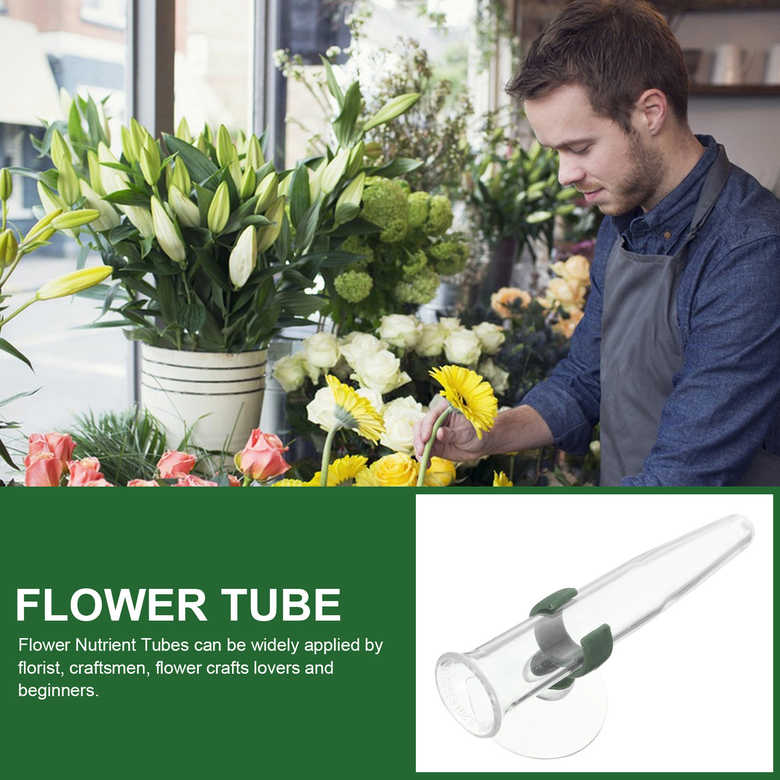 8Pcs Flower Nutrition Tubes wi - Nutrition & Fitness Class recension och pris