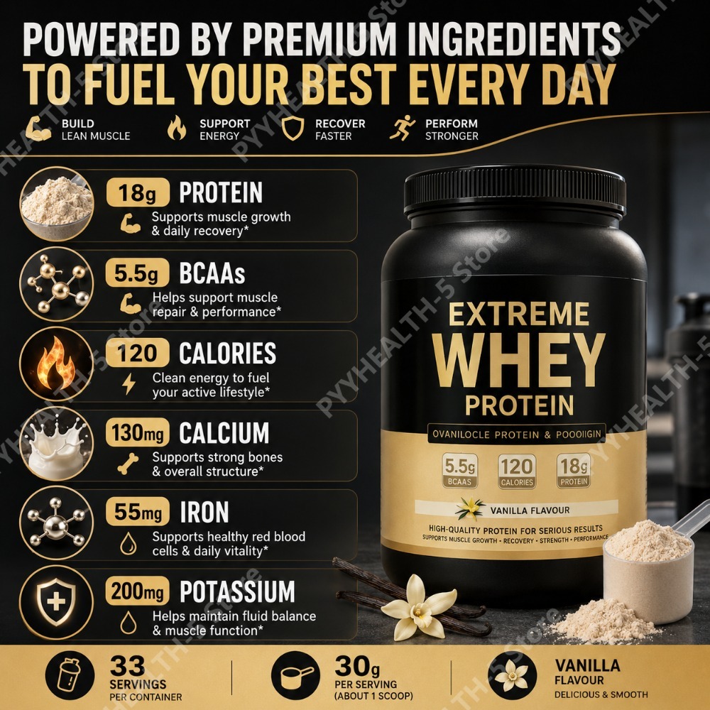 Vanilla Whey Protein Powder 2. - Fitness Nutrition Whey recension och pris