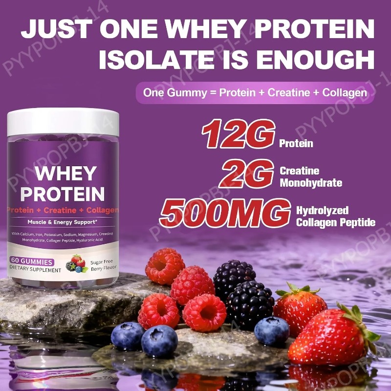 Protein Gummies with Whey Crea - Fitness Nutrition Whey recension och pris