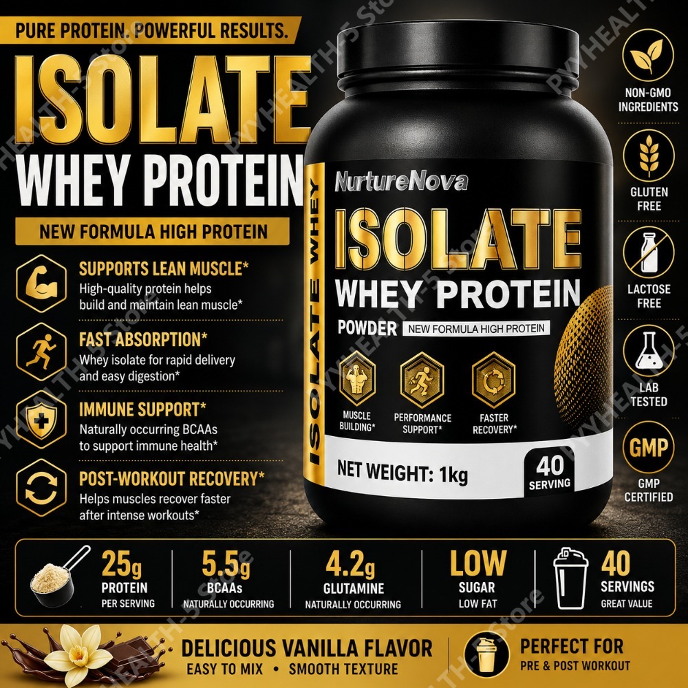 Isolate Whey Protein Powder 1k - Fitness Nutrition Whey recension och pris